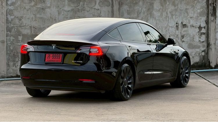Tesla Model-3 2023 Performance 4WD Utility-car ไฟฟ้า ไม่ติดแก๊ส เกียร์อัตโนมัติ ดำ รูปที่ 3