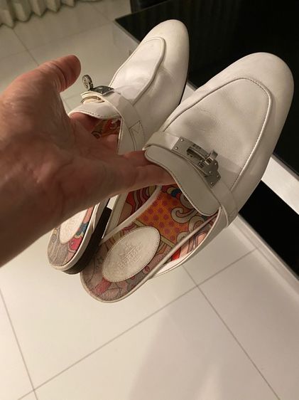 แอร์เมส กางเกงกระโปรง สภาพใหม่เอี่ยม ให้พร้อมรองเท้าหนังสีขาว รูปที่ 18