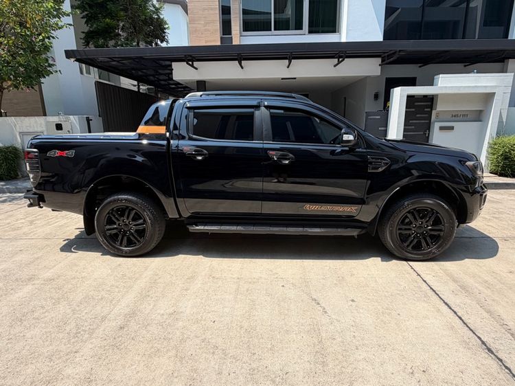 Ford Ranger 2021 2.0 Bi-Turbo 4WD Wildtrak Pickup ดีเซล ไม่ติดแก๊ส เกียร์อัตโนมัติ ดำ รูปที่ 4