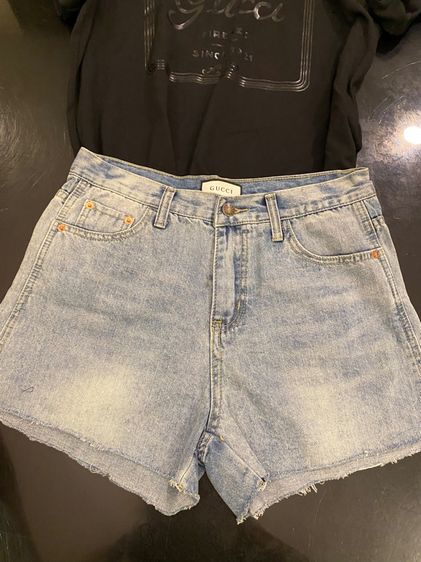 กุชชี่ กางเกงยีนส์ขาสั้น สภาพใหม่เอี่ยม  รูปที่ 14