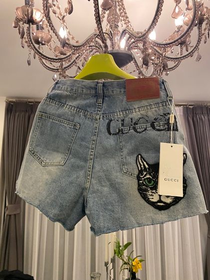 กุชชี่ กางเกงยีนส์ขาสั้น สภาพใหม่เอี่ยม  รูปที่ 8