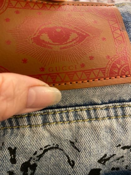 กุชชี่ กางเกงยีนส์ขาสั้น สภาพใหม่เอี่ยม  รูปที่ 6