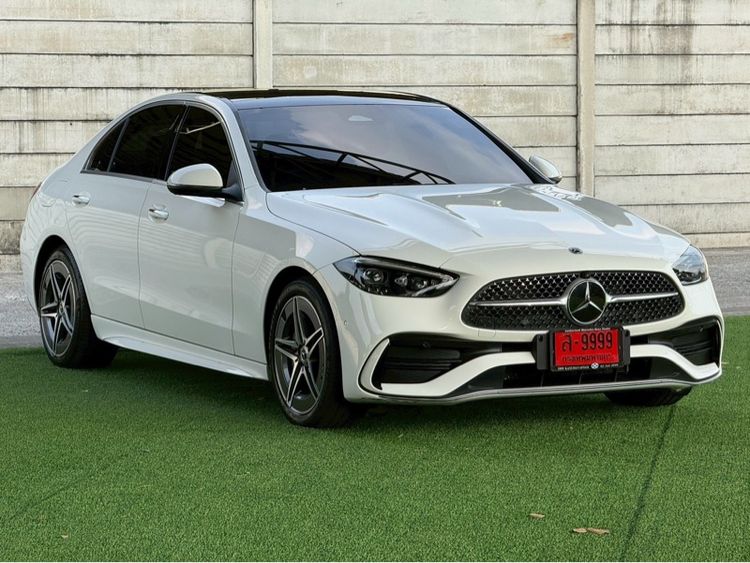 Mercedes-Benz C-Class 2022 C350e Sedan เบนซิน ไม่ติดแก๊ส เกียร์อัตโนมัติ ขาว รูปที่ 2