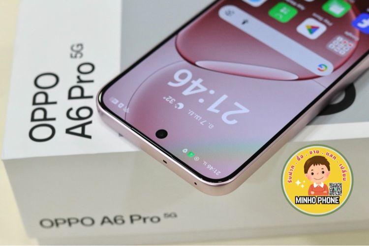 📱 OPPO A6 Pro 5G 256G Coral Pink แท้ครบกล่อง รูปที่ 6