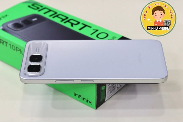 📱Infinix Smart 10 Plus 6 128GB สีเงิน  รูปที่ 9