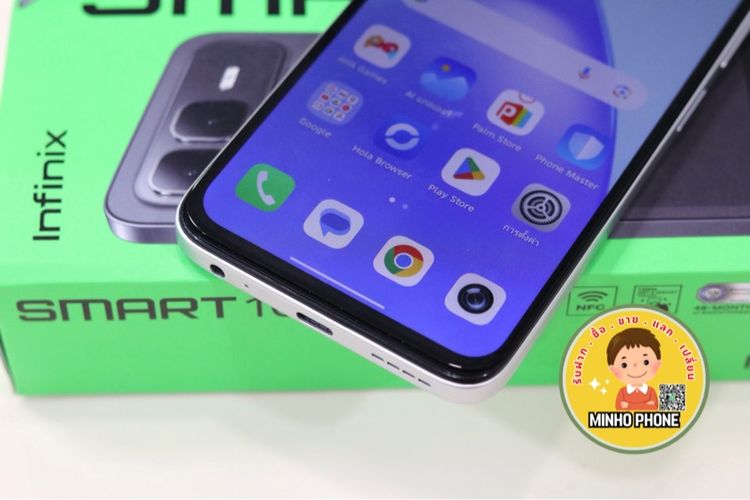 📱Infinix Smart 10 Plus 6 128GB สีเงิน  รูปที่ 4