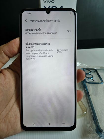 Vivo Y04 แรม 4 64GB สี Titanium Gold เครื่องศูนย์ไทย มือสอง สภาพเหมือนใหม่ เครื่องใช้งานได้ปกติ ประกัน-มิ.ย69 รูปที่ 6