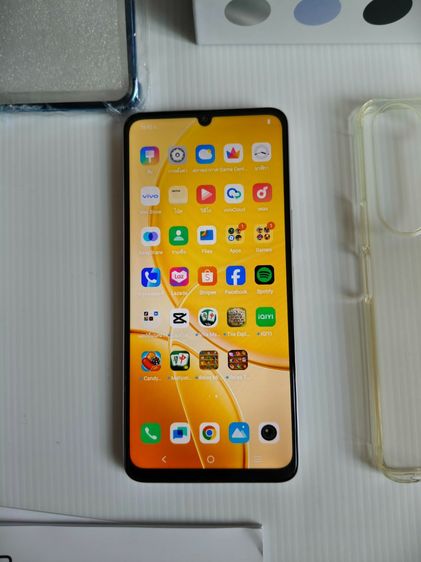 Vivo Y04 แรม 4 64GB สี Titanium Gold เครื่องศูนย์ไทย มือสอง สภาพเหมือนใหม่ เครื่องใช้งานได้ปกติ ประกัน-มิ.ย69 รูปที่ 3