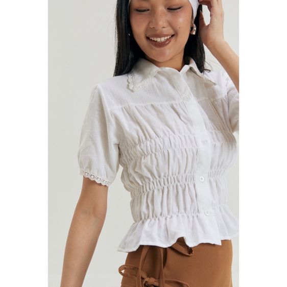 เสื้อดีเทลpleated shirt 