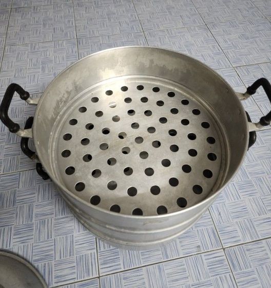 หม้อซึ้ง  3ชั้น อย่างหนา ตราจระเข้ สภาพ ดี รูปที่ 3