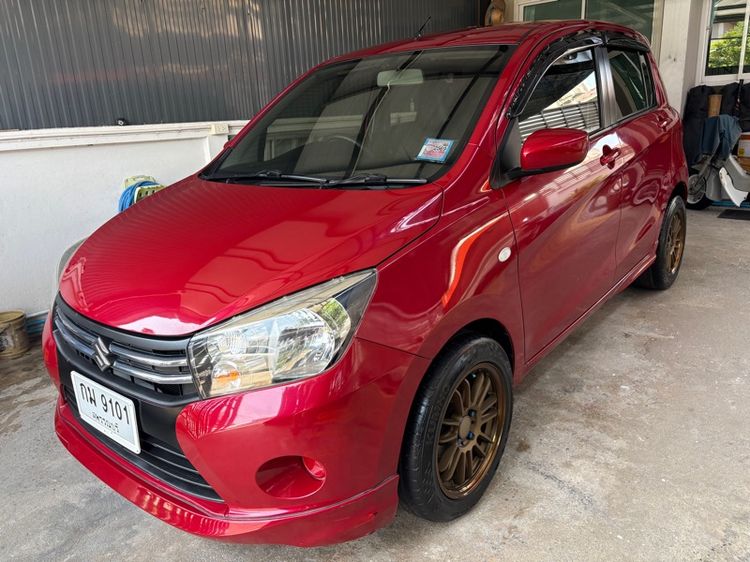 Suzuki Celerio 2014 1.0 GL Sedan เบนซิน ไม่ติดแก๊ส เกียร์อัตโนมัติ แดง รูปที่ 2