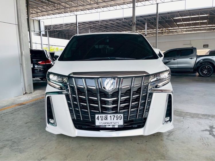 Toyota Alphard 2023 2.5 SC Van เบนซิน ไม่ติดแก๊ส เกียร์อัตโนมัติ ขาว