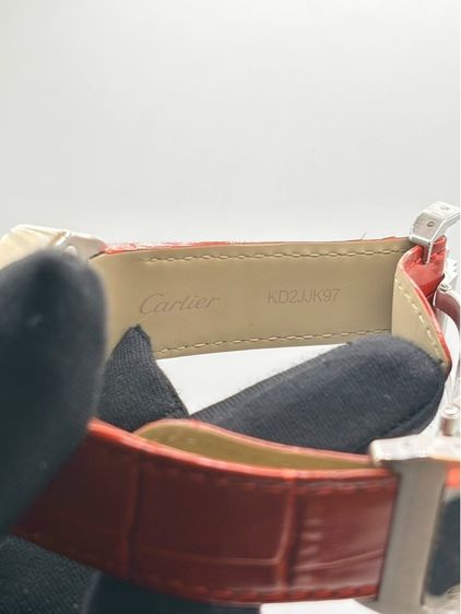 ❤️ Cartier Santos 100 MM 35mm – เพชรล้อมเรือน สายแดงสุดจี๊ด หรูเท่มีสไตล์‼️ ✨ รูปที่ 13