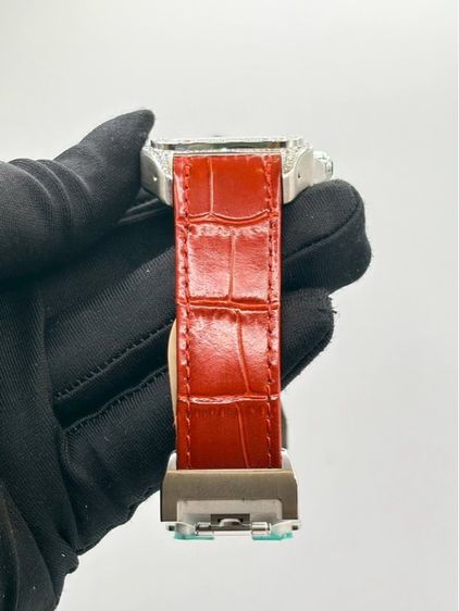❤️ Cartier Santos 100 MM 35mm – เพชรล้อมเรือน สายแดงสุดจี๊ด หรูเท่มีสไตล์‼️ ✨ รูปที่ 8