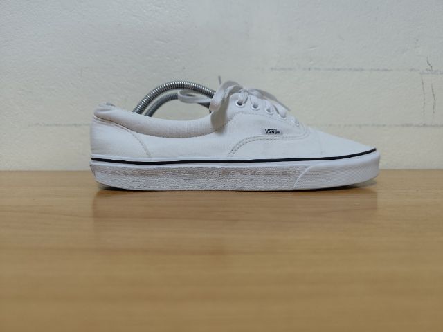 VANS ขาวผ้าใบ 44.5 29.0 แท้ มือสอง รูปที่ 2