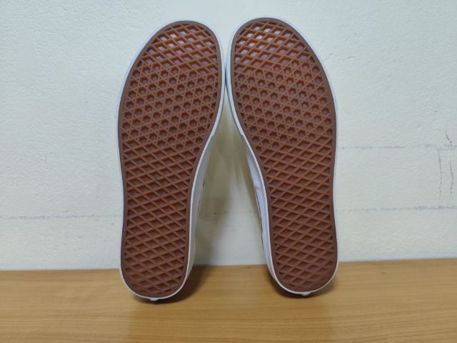 VANS ขาวผ้าใบ 44.5 29.0 แท้ มือสอง รูปที่ 9
