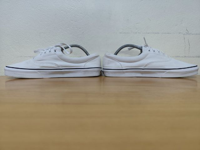 VANS ขาวผ้าใบ 44.5 29.0 แท้ มือสอง รูปที่ 12