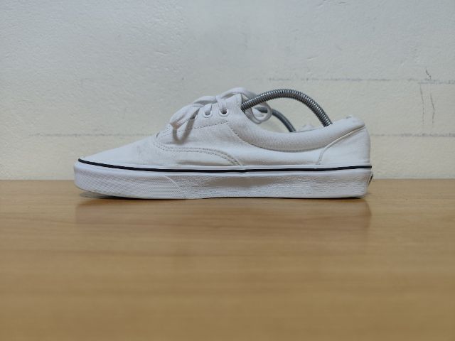 VANS ขาวผ้าใบ 44.5 29.0 แท้ มือสอง รูปที่ 4
