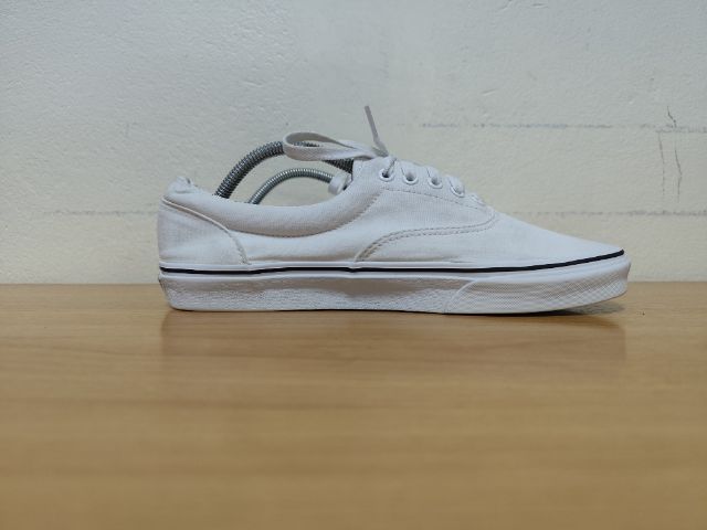 VANS ขาวผ้าใบ 44.5 29.0 แท้ มือสอง รูปที่ 3