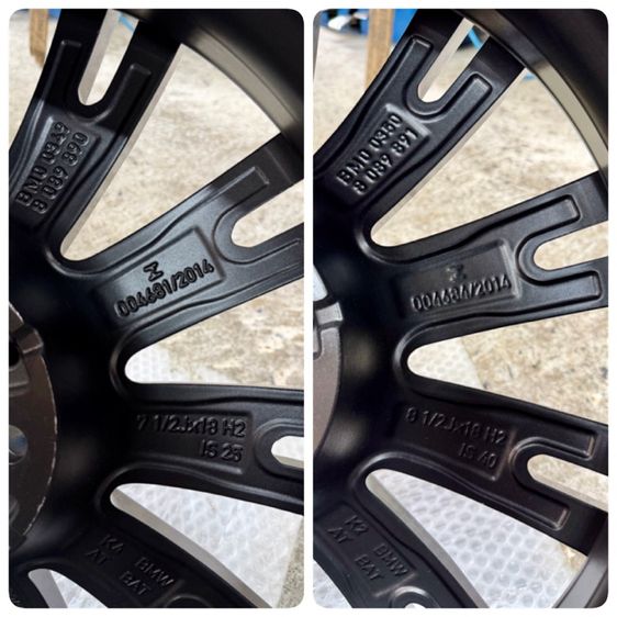 ล้อแม็ก BMW G20 แท้ขอบ 18” ถอดป้ายแดง 5รู112  หน้ากว้าง 7.5 ET 25 หลังกว้าง 8.5 ET 40 รูปที่ 8