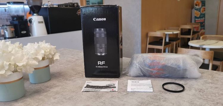 ขาย RF 75-300 f4-5.6 ปกศ ถึง ตค ปีนี้ สภาพของใหม่ ครบยกกล่อง พร้อมฟิลเตอร์ 