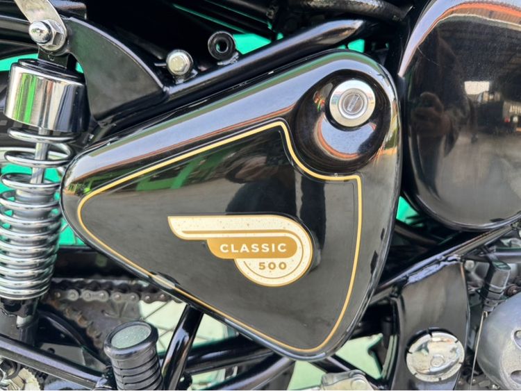 Royal enfield classic500 สีดำ ปี2016 วิ่ง 4,000โล  รูปที่ 4