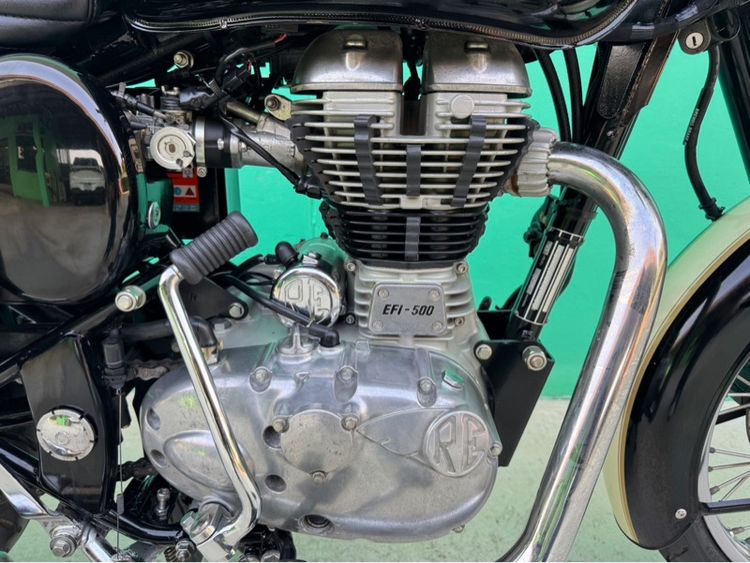 Royal enfield classic500 สีดำ ปี2016 วิ่ง 4,000โล  รูปที่ 7
