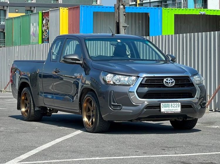 Toyota Hilux Revo 2021 2.4 Entry Pickup ดีเซล ไม่ติดแก๊ส เกียร์ธรรมดา เทา รูปที่ 2