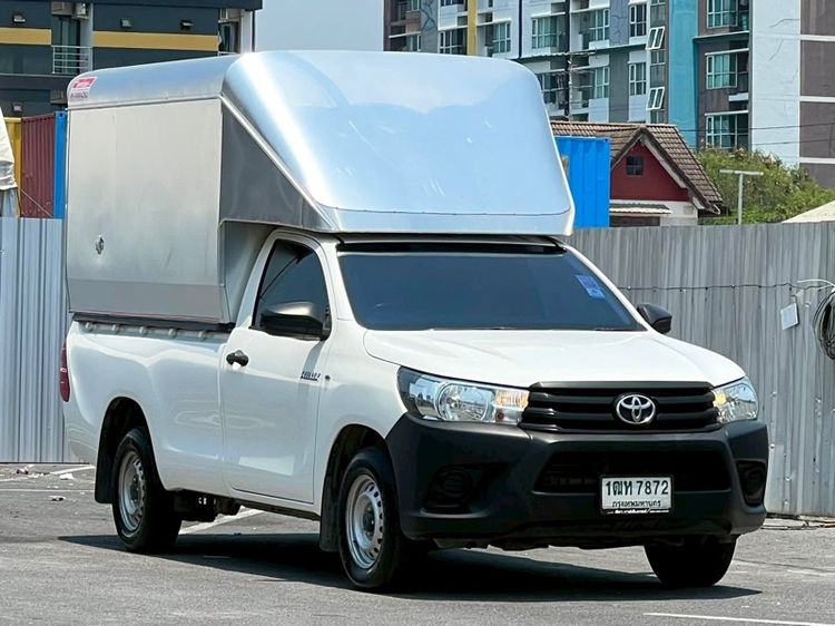 Toyota Hilux Revo 2016 2.4 J Pickup ดีเซล ไม่ติดแก๊ส เกียร์ธรรมดา ขาว รูปที่ 2