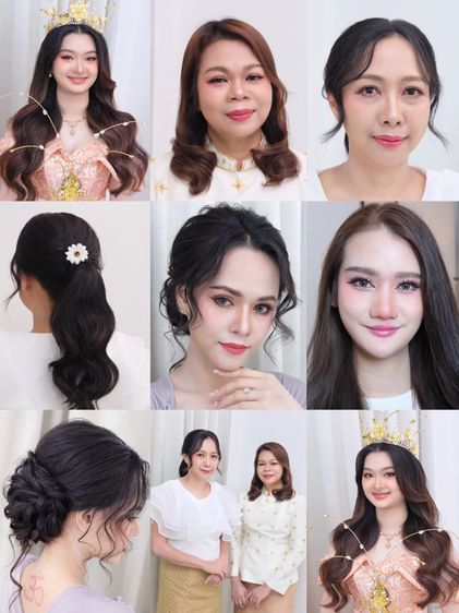 แต่งหน้าทำผมครบทุกงาน เจ้าสาว รับปริญญา พระราม 2 บางขุนเทียน บางบอน บางแค 📞 065-141-4242 พอลล่า รูปที่ 9
