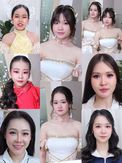 แต่งหน้าทำผมครบทุกงาน เจ้าสาว รับปริญญา พระราม 2 บางขุนเทียน บางบอน บางแค 📞 065-141-4242 พอลล่า รูปที่ 2