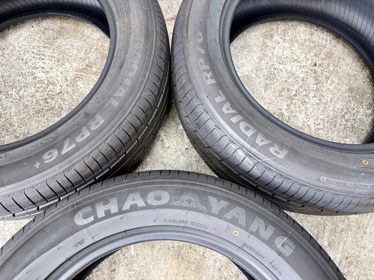 ยางถอดป้ายแดงขอบ 19” ยี่ห้อ CHAO YANG ขนาด 255-55R19 ปี 25 ตุ่มหน้ายางยังอยู่ครบ