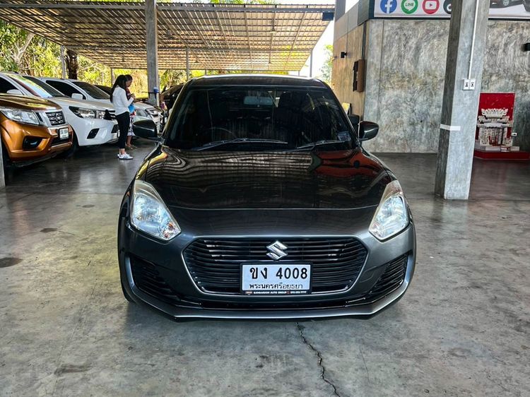 Suzuki Swift 2018 1.2 GA Sedan เบนซิน ไม่ติดแก๊ส เกียร์อัตโนมัติ เทา รูปที่ 2