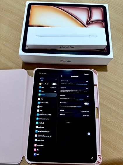 IPad Air M3 11นิ้ว พร้อม ปากกาPro พร้อมเคส ส่งฟรี รูปที่ 2