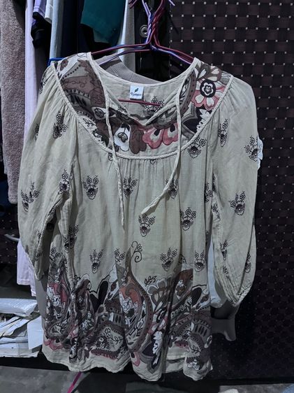 น้ำตาล อื่นๆ อื่นๆ L แขนยาว เสื้อผ้า มือ1มือ2