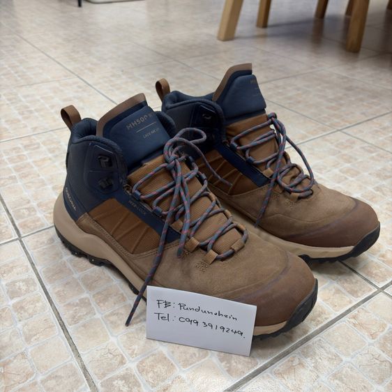 น้ำเงิน หนังแท้ รองเท้าบู๊ท UK 10.5 | EU 45 1/3 | US 11 อื่นๆ decathlon mh500