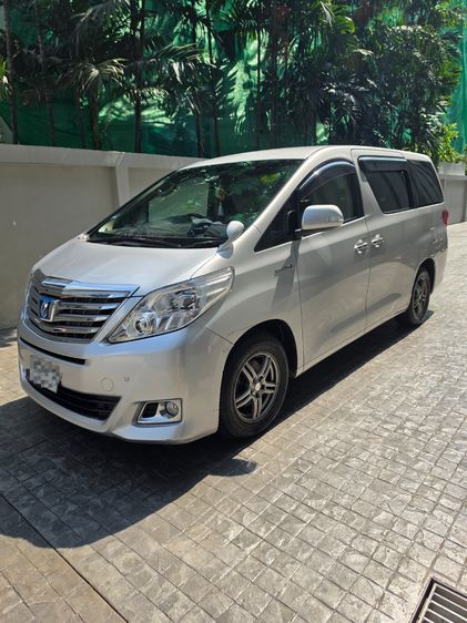 Toyota Alphard 2014 2.4 Hybrid E-Four 4WD Utility-car ไฮบริด เงิน รูปที่ 2