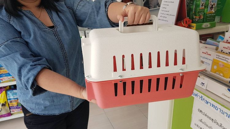 กระเป๋า & อุปกรณ์เดินทาง โปรเมษายน กรงสัตว์เลี้ยง พลาสติก หน้าร้าน ถ.เทพรักษ์ บางเขน (เพ็ทพริตตี้)