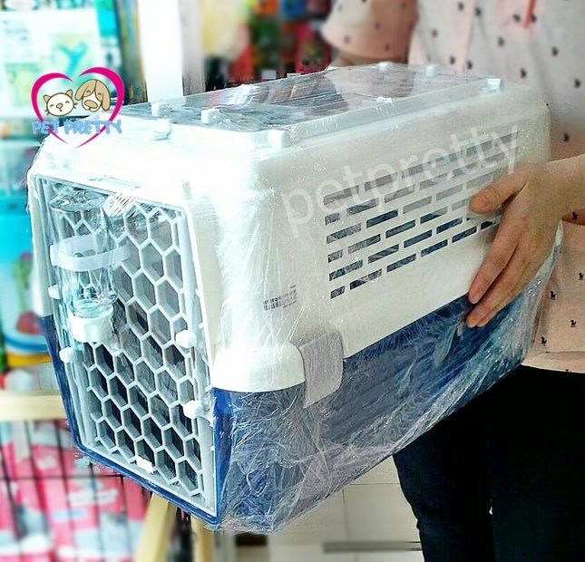 โปรเมษายน กรงสัตว์เลี้ยง มีหูหิ้ว ใช้เดินทาง หรือ ขึ้นเครื่อง หน้าร้าน ถ.เทพรักษ์ บางเขน (เพ็ทพริตตี้) รูปที่ 8