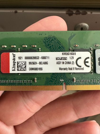 Ram PC DDR3 4 1600 กับ Ram NB DDR4 8 2666 มือสอง ใช้งานปกติ ราคาเบาๆ (นิคมลําพูน) รูปที่ 5