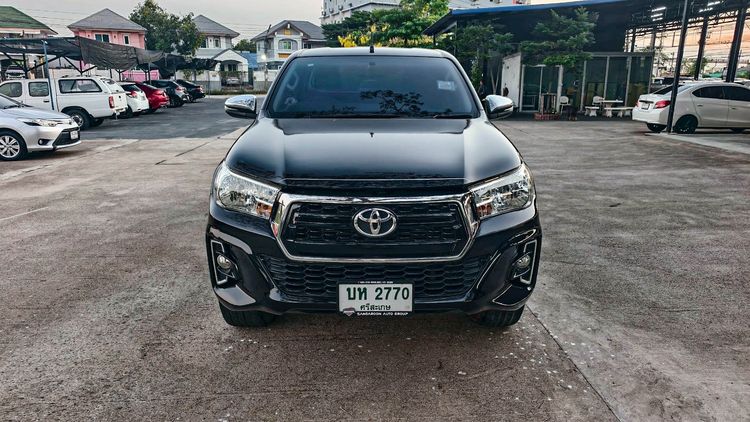 Toyota Hilux Revo 2019 2.4 J Plus Prerunner Pickup ดีเซล ไม่ติดแก๊ส เกียร์ธรรมดา ดำ รูปที่ 2