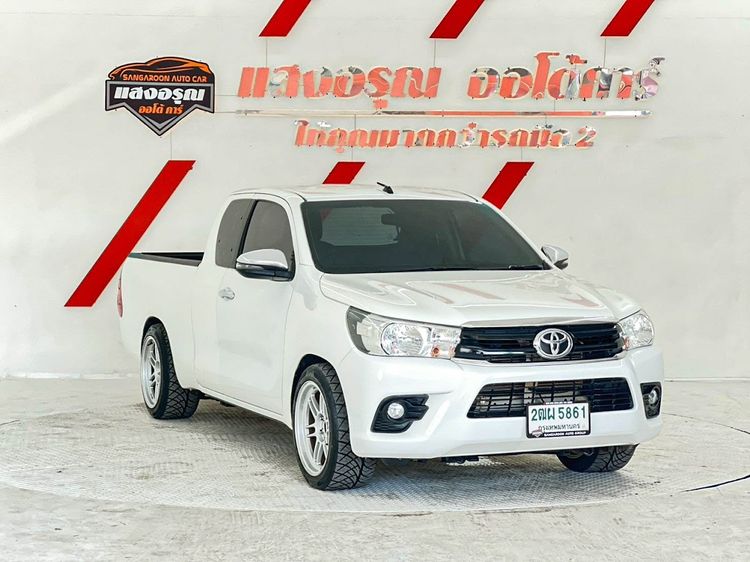 Toyota Hilux Revo 2018 2.4 J Plus Pickup ดีเซล ไม่ติดแก๊ส เกียร์ธรรมดา ขาว รูปที่ 3
