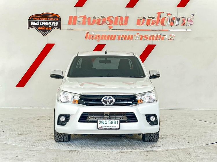 Toyota Hilux Revo 2018 2.4 J Plus Pickup ดีเซล ไม่ติดแก๊ส เกียร์ธรรมดา ขาว รูปที่ 2