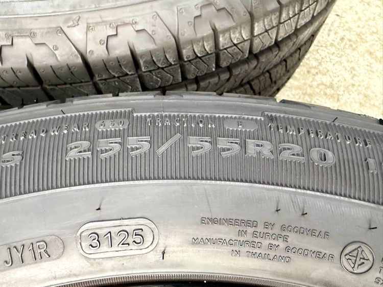 ล้อแม็ก FORD EVEREST ขอบ 20“ ถอดป้ายแดง ยาง GOODYEAR 255-55R20 ปี 25 สีเส้นตุ่มหน้ายางยังอยู่ครบ รูปที่ 9