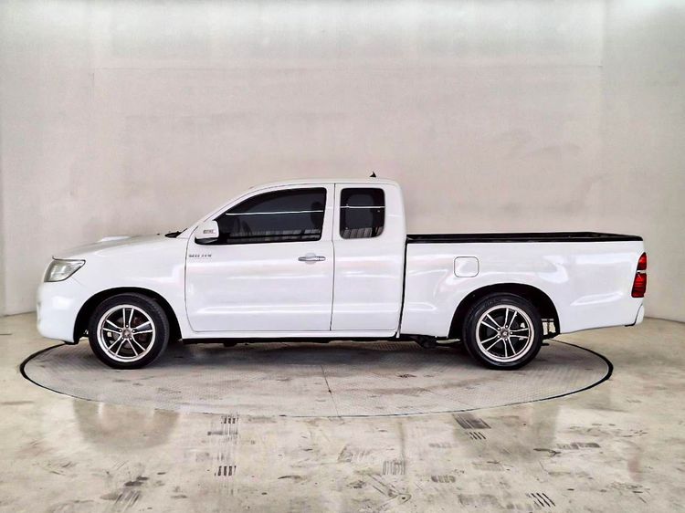 Toyota Hilux Vigo Champ 2013 Smart Cab 2.5 E TRD Sportivo Pickup ดีเซล ไม่ติดแก๊ส เกียร์ธรรมดา ขาว รูปที่ 4