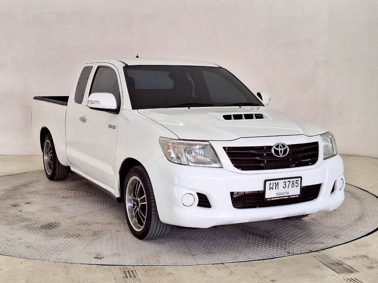 Toyota Hilux Vigo Champ 2013 Smart Cab 2.5 E TRD Sportivo Pickup ดีเซล ไม่ติดแก๊ส เกียร์ธรรมดา ขาว รูปที่ 3