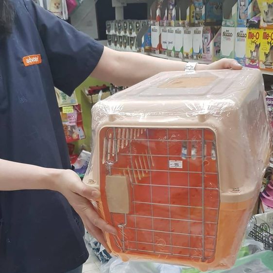 โปรเมษายน กรงพลาสติกเดินทาง กรงสัตว์เลี้ยง หน้าร้าน ถ.เทพรักษ์ บางเขน (เพ็ทพริตตี้) รูปที่ 5