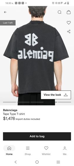เสื้อยืด Balenciaga  รูปที่ 8