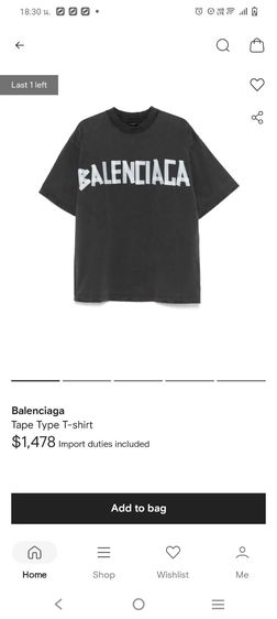เสื้อยืด Balenciaga  รูปที่ 7