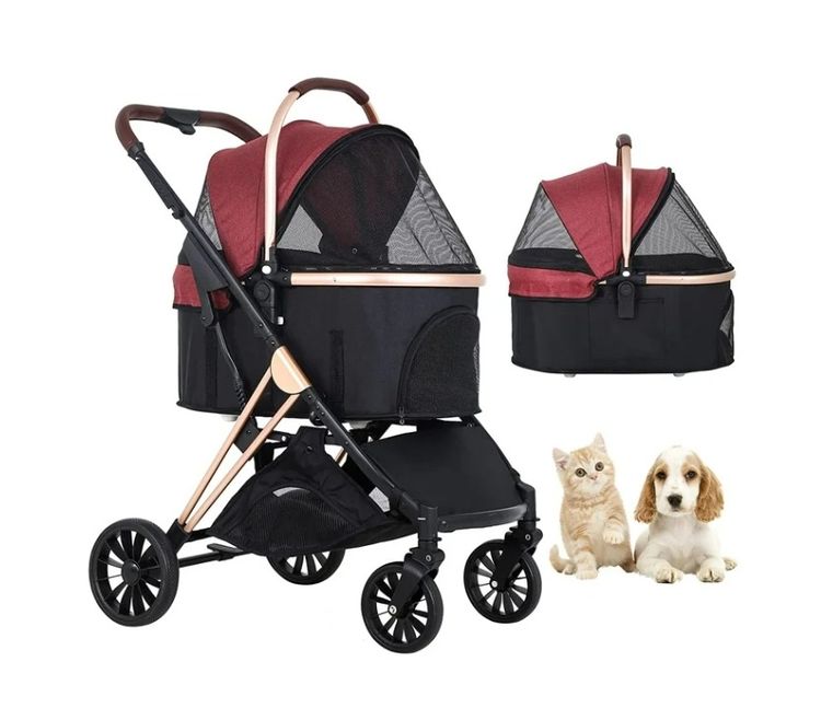  รถเข็นสัตว์เลี้ยง ถอดเป็นคาร์ซีทหิ้วได้ มีหลายขนาด หลายรุ่น หน้าร้าน ถ.เทพรักษ์ บางเขน (เพ็ทพริตตี้) รูปที่ 8